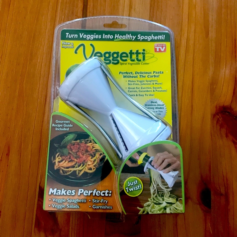 Veggetti Spiral | Vegetable Slicer Cutter Makes Veggie Pasta As Seen on TV New